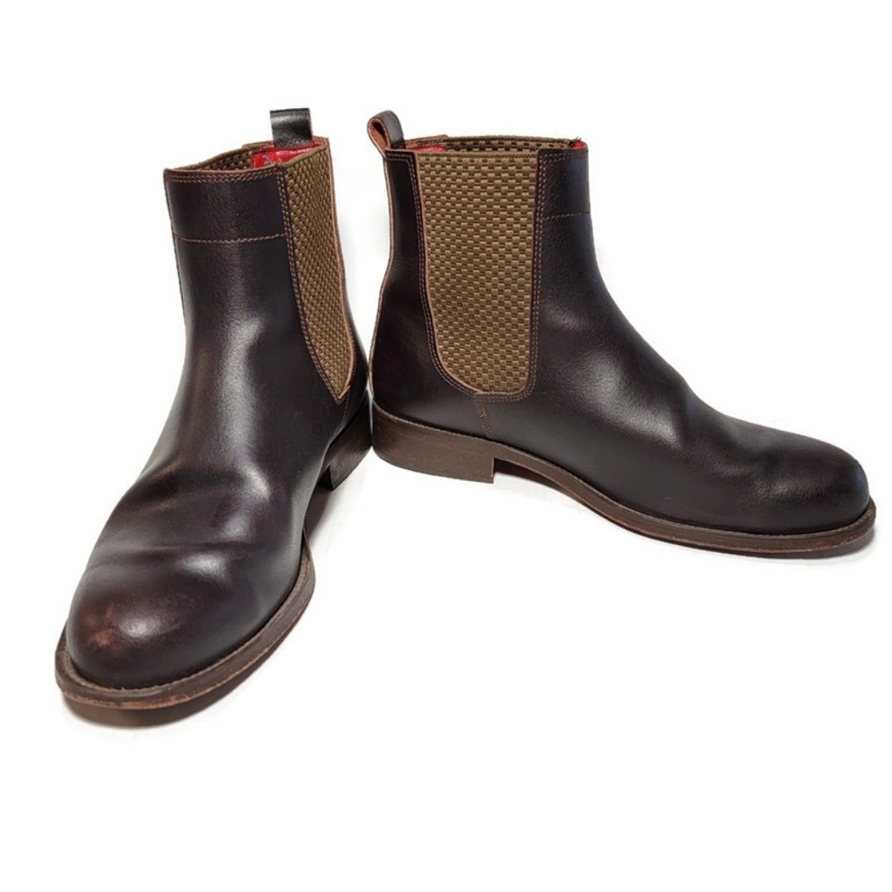 Caballo Dorado Women's Western Leather Boot Brown Size 38 7/7.5 México,